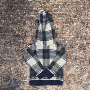 GAP Boys Plaid Sweatshirt